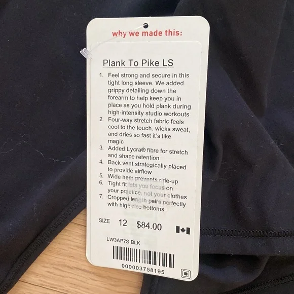 Lululemon Plank to Pike Long Sleeve - Picture 11 of 12